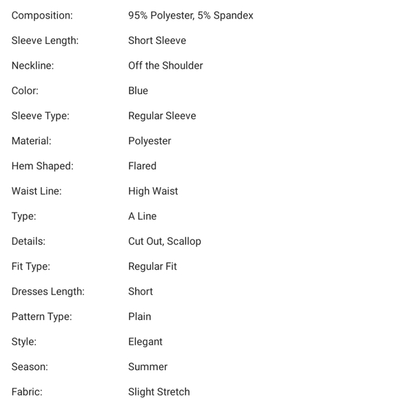 Off Shoulder Laser Cut Hem Dress - Picture 5 of 6